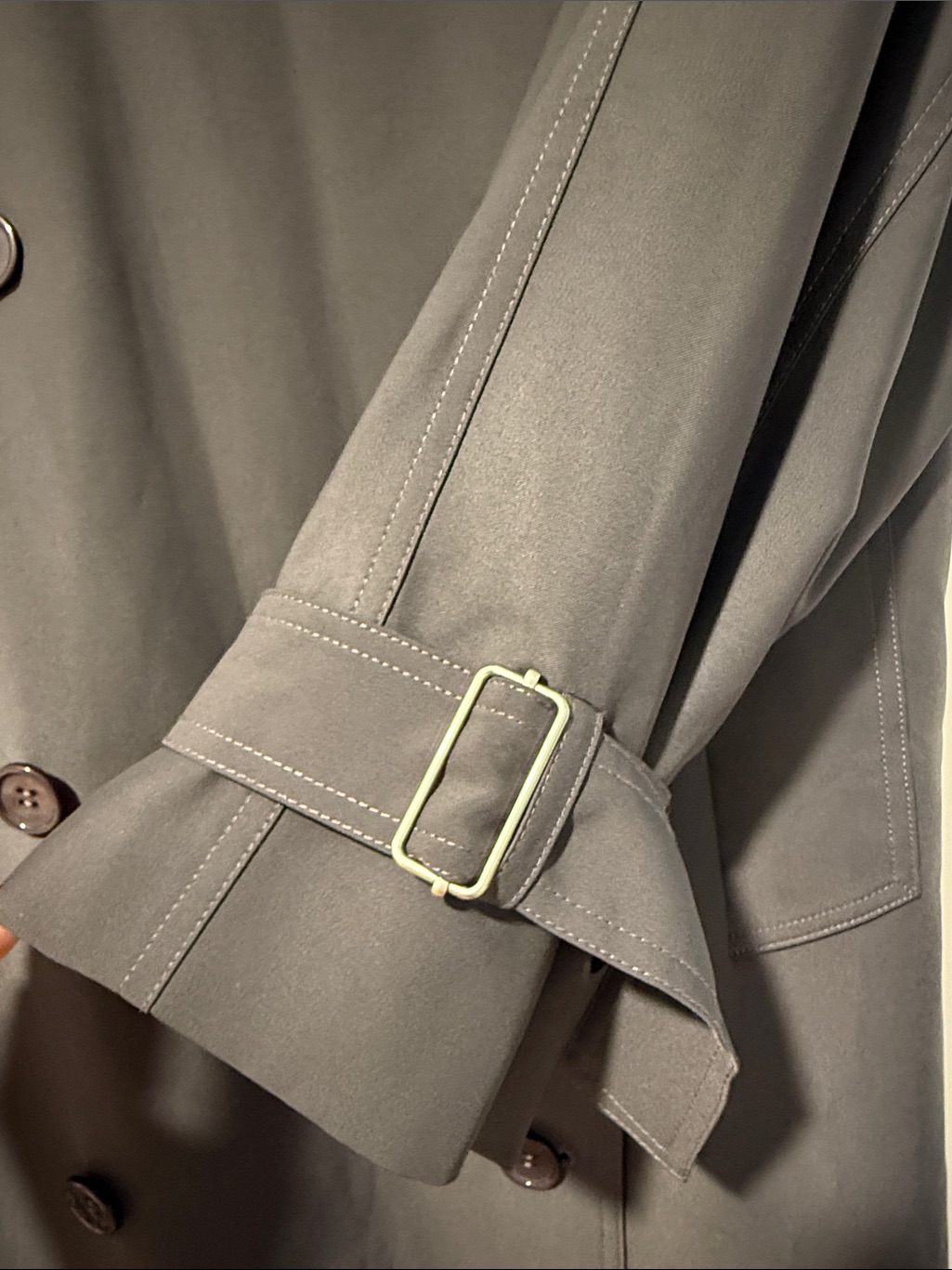 The Frankie Shop Veyron Trench Coat - Storm Grey — image 4 of 7